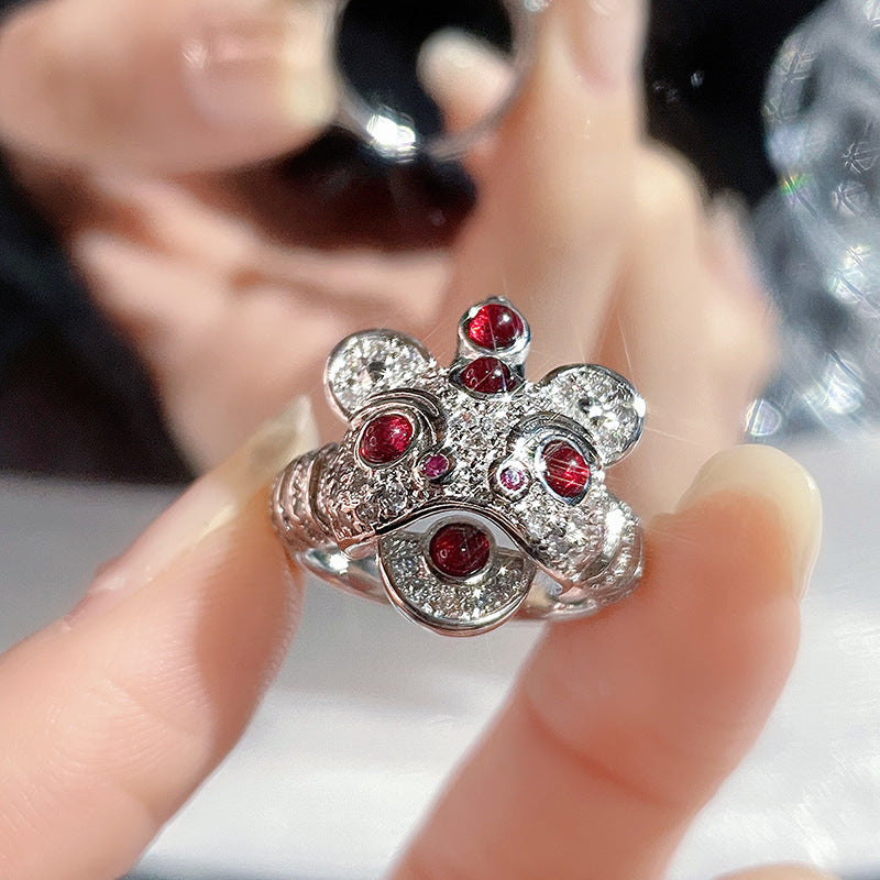 Wind High Sense Personalized Fashionable Twin Rings