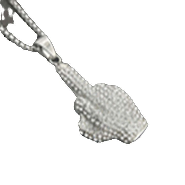 Hop Ear Accessories Full Diamond Fist Pendants