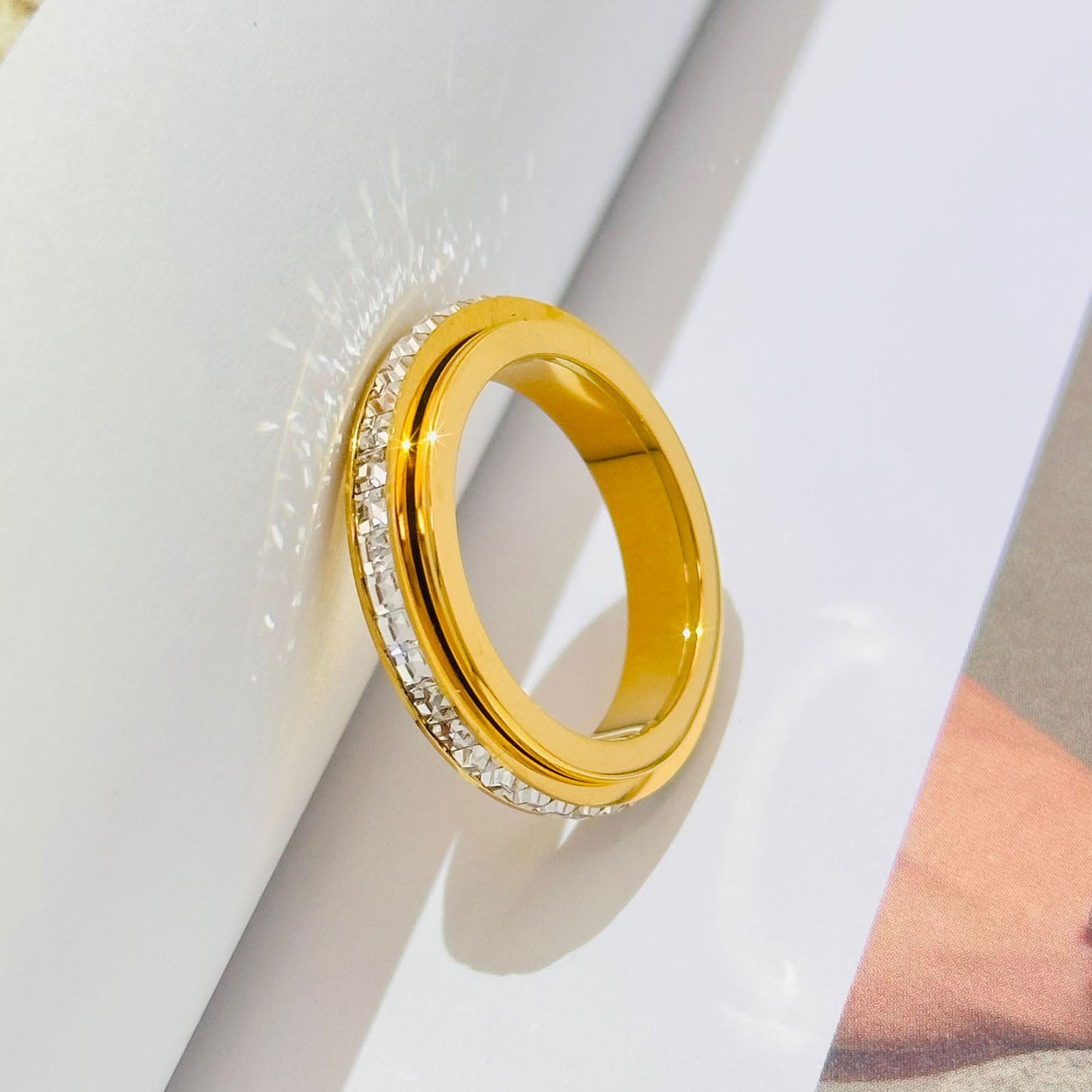 Women's Steel Starry Korean Design Trendy Light Luxury Rings