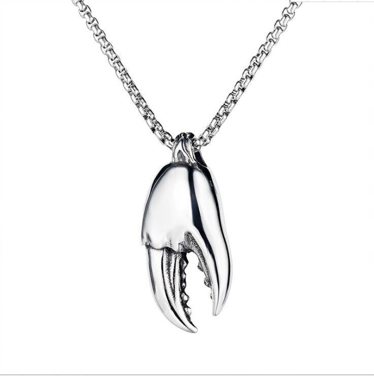 Men's Style Eagle Personality Titanium Steel Retro Necklaces