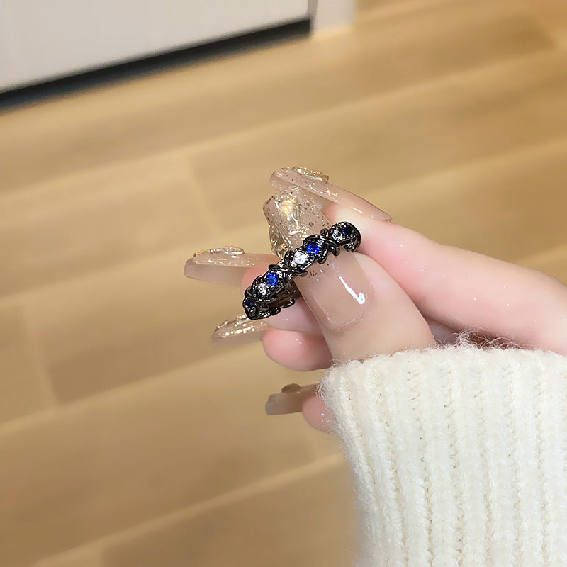 Women's Retro Affordable Luxury Cross Kaleidoscope Colorful Rings