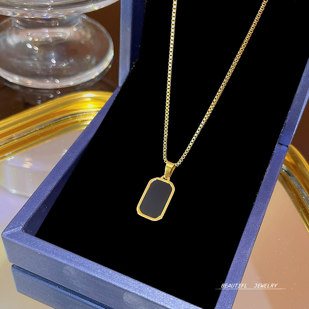 Women's Bow Zircon Clavicle Chain Titanium Steel Necklaces