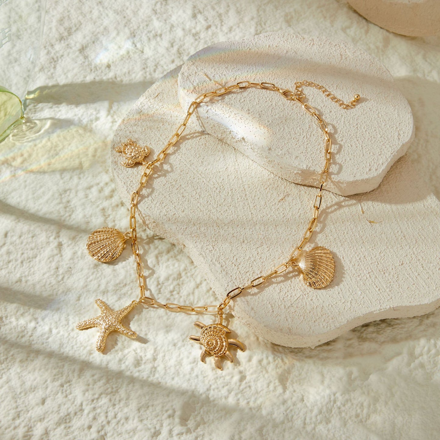Personality Starfish Fashion Trend Street Snap Shell Necklaces