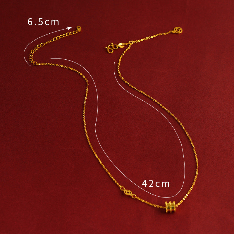 Bow Simulation Brass Decoration Vietnam Alluvial Gold Pendants