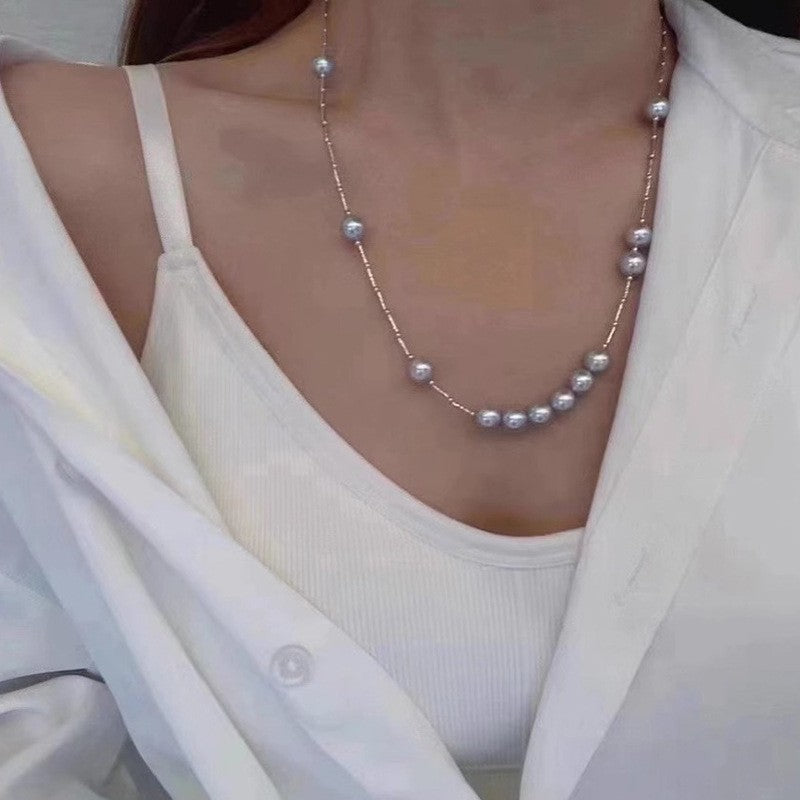 Women's Elegance French Classic Style Clavicle Chain Necklaces