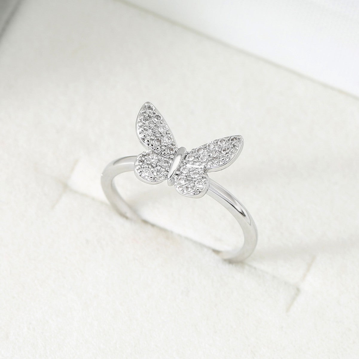 Butterfly Personalized Cold Style Advanced Design Sense Rings