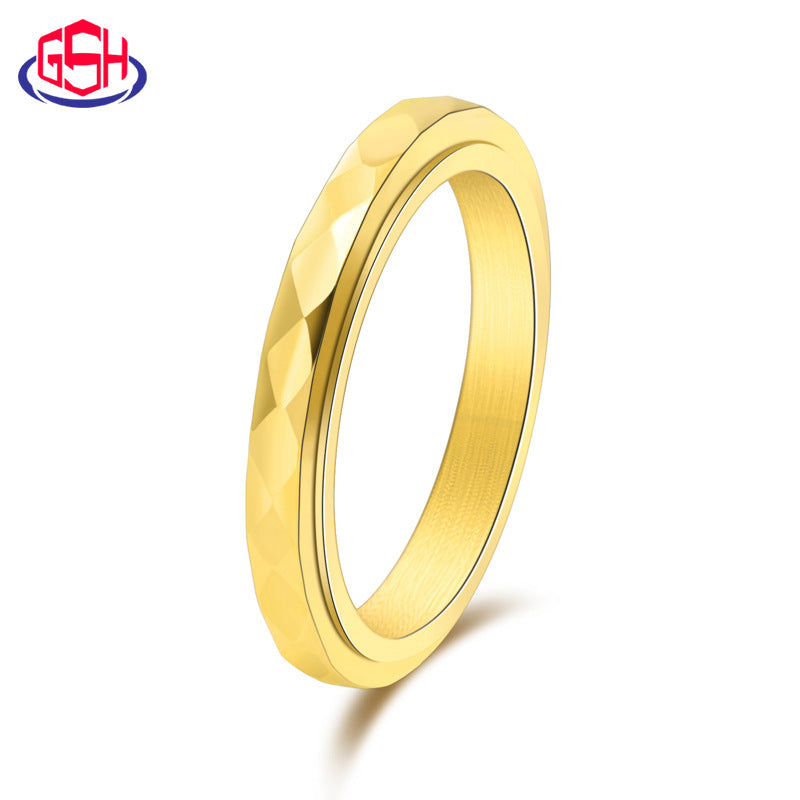Women's Cut Narrow Version Forefinger Stainless Steel Rings