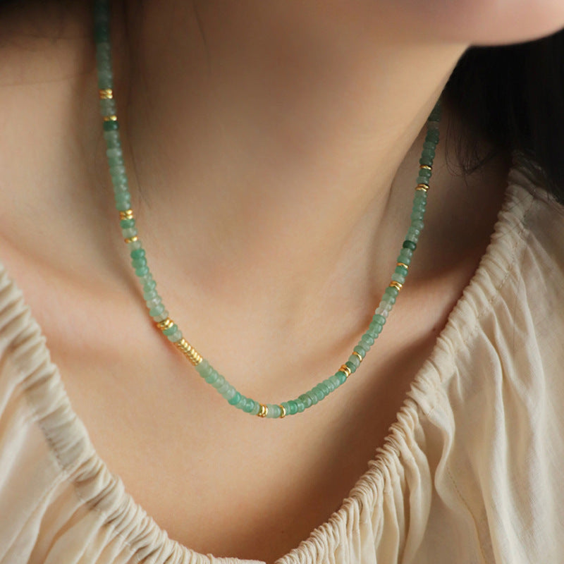 Rainbow Guardian Beaded Dopamine Light Luxury Female Necklaces