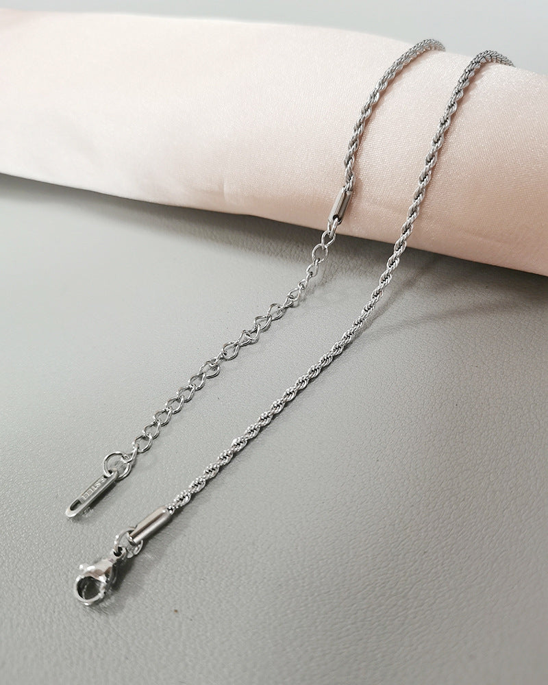 Steel Female Clavicle Chain Choker Snake Bones Necklaces