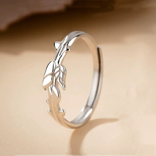 Couple Pure Sier Fashionable Temperamental Sterling Rings