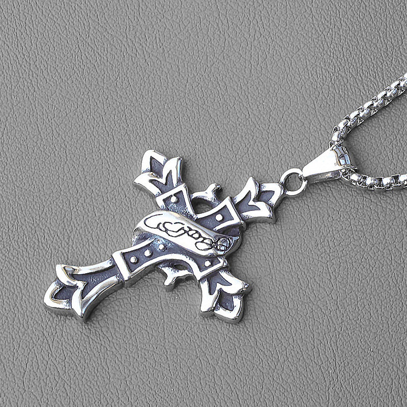 Men's Ornament Titanium Steel Motorcycle Trendy Vintage Necklaces