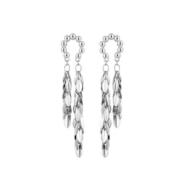 Female Retro Easy Matching Tassel Temperament Earrings