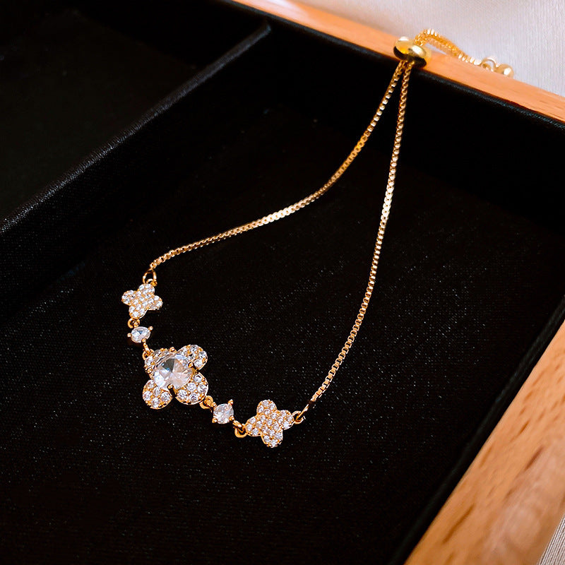 Women's High Version Lucky Four-leaf Grass Light Luxury Bracelets