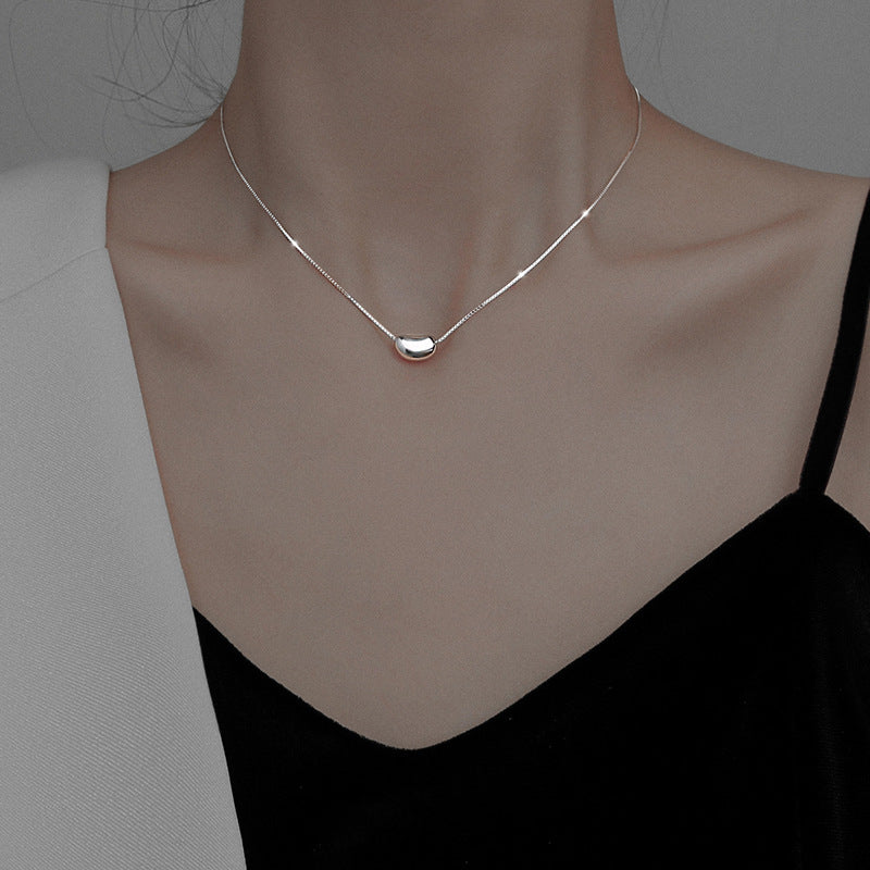 Bean Female Lucky Beanie Clavicle Chain Simple Personalized Necklaces