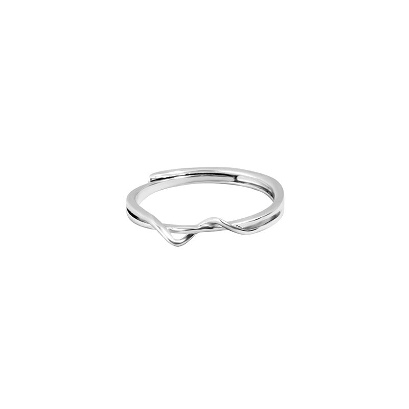 Women's High-grade Light Luxury Cold Open Simple Rings