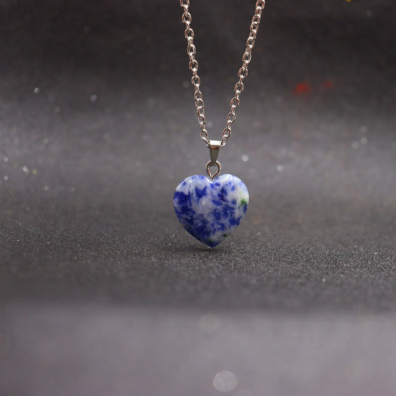 Ornament Natural Stone Amethyst Water Drop Pendants