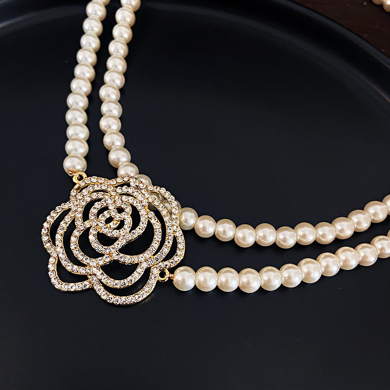 Pearl Stackable Wear Long Light Luxury High-grade Sense Necklaces
