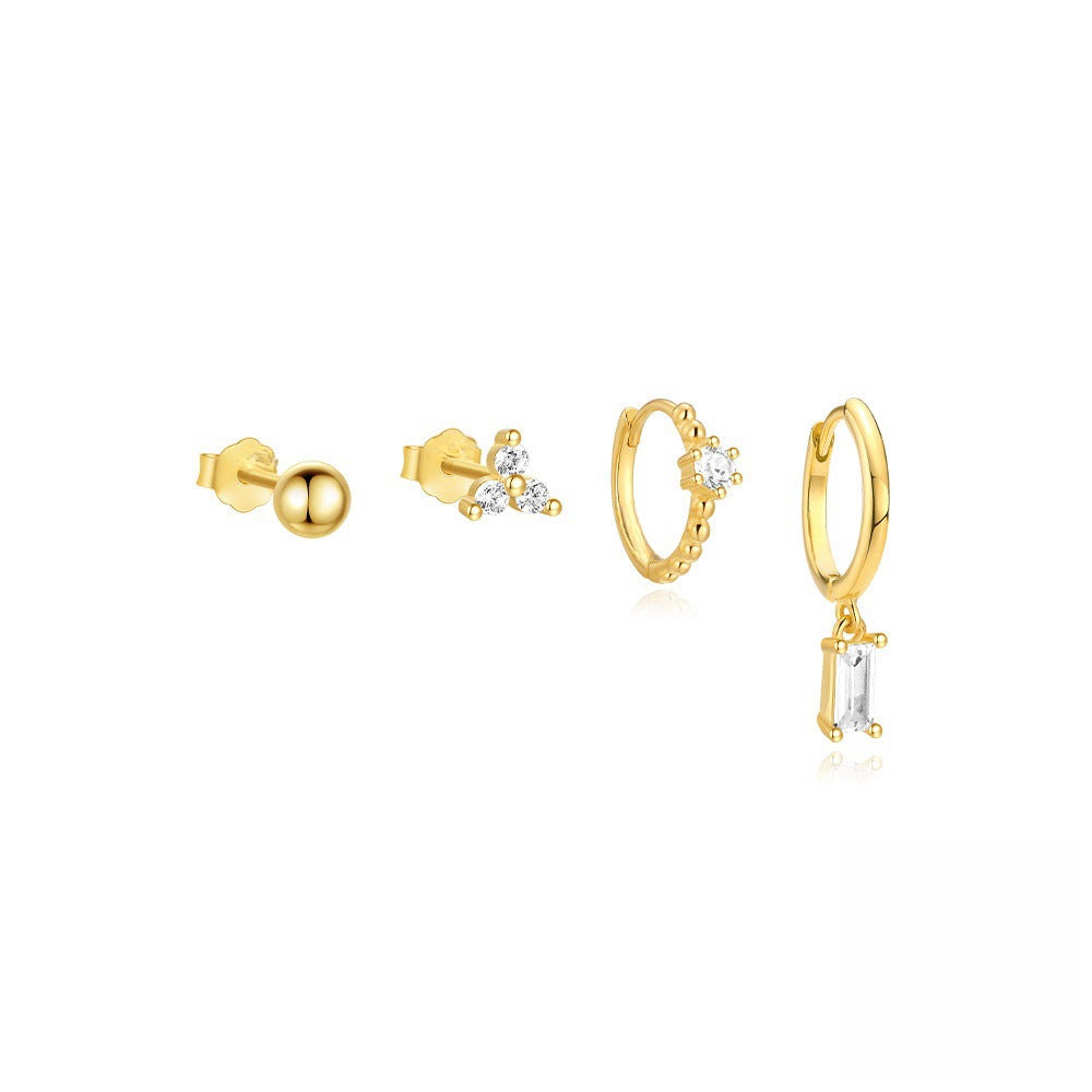 Women's Pcs Set Micro Affordable Luxury Fashion Earrings