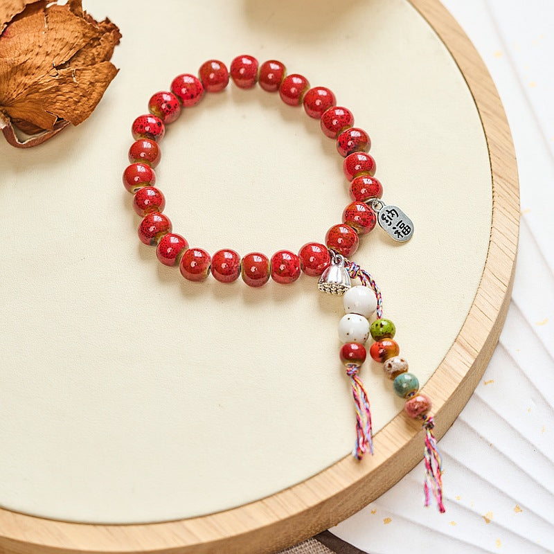 Women's Ceramic Niche High-grade National Style Chinese Bracelets