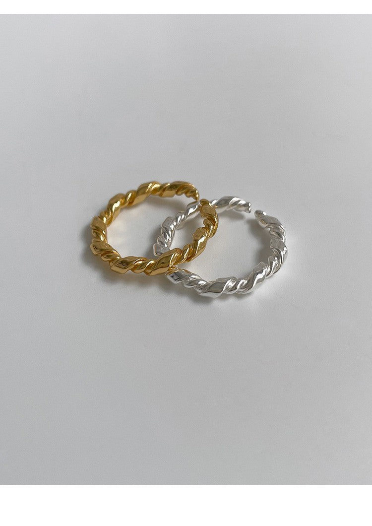 For Braiding Female Minimalist Design Niche Index Finger Rings