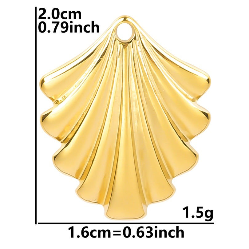 Stainless Steel Shell Ornament Accessories Light Luxury Minority Necklaces