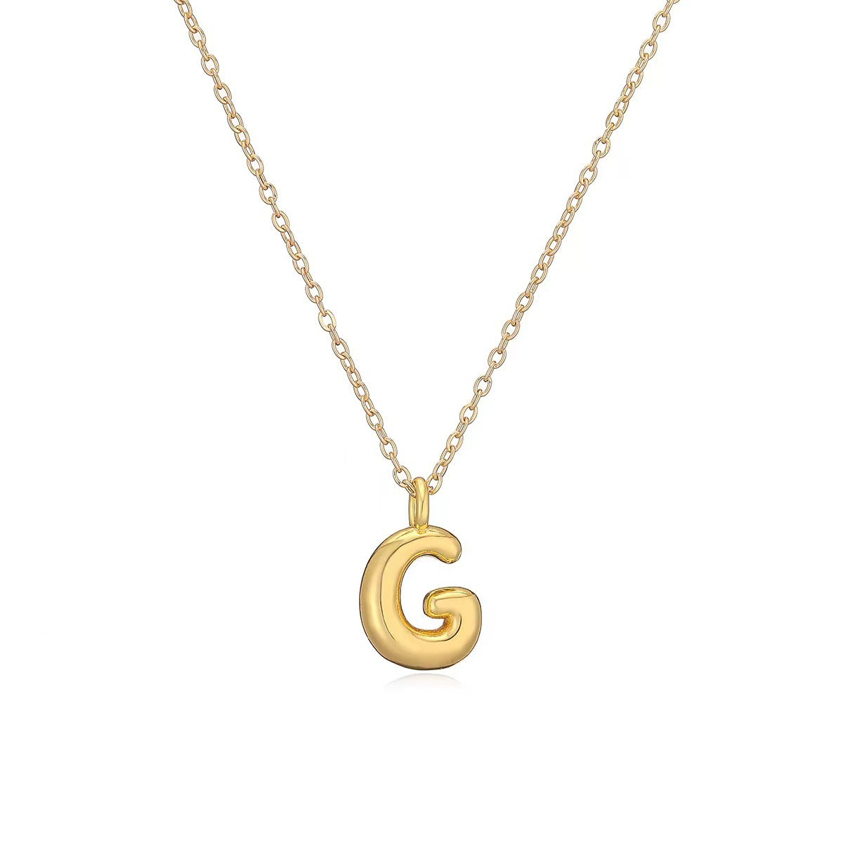 Women's Fashion Letter Simple Balloon Bubble Glossy Pendants
