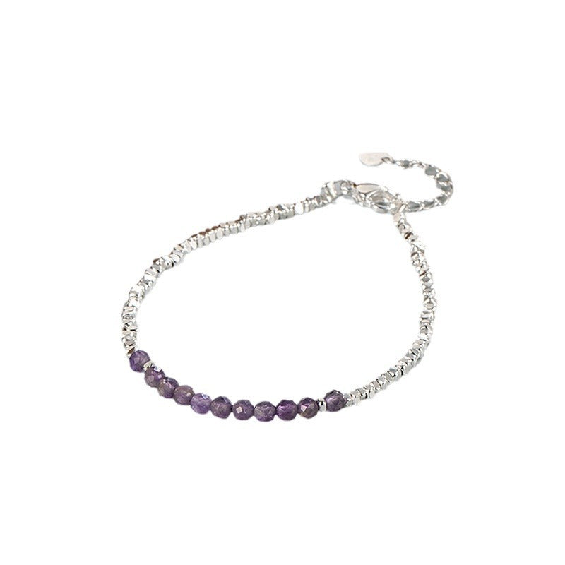 Crystal Female Purple Extremely Fine Stackable Bracelets