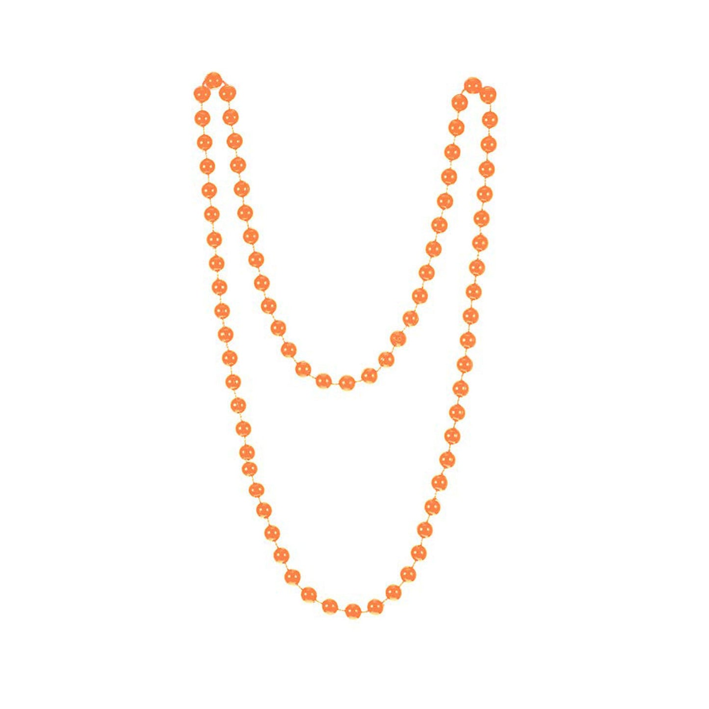 Women's Neon Color Pearl Party Dress Up Accessories String Necklaces