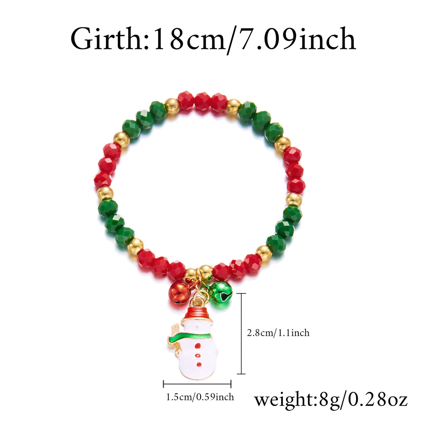 Ornament Santa Claus Tree Snowman Female Bracelets