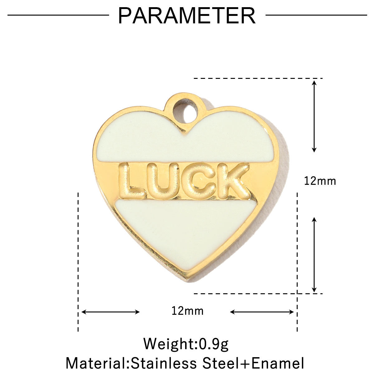 Steel Female Heart Fish Love Color Stainless Pendants