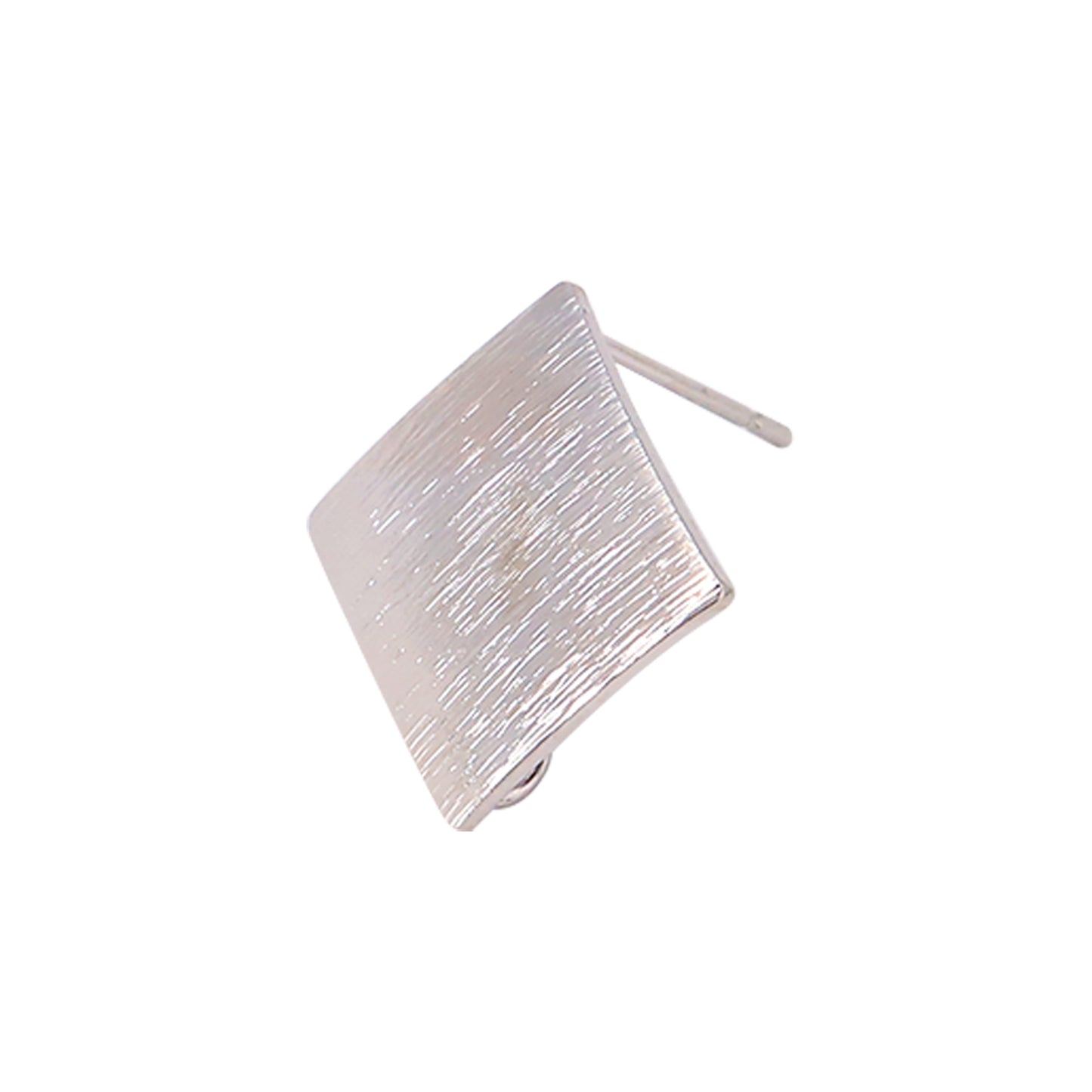 Vintage Geometric Double-sided Brushed Square Ear Earrings