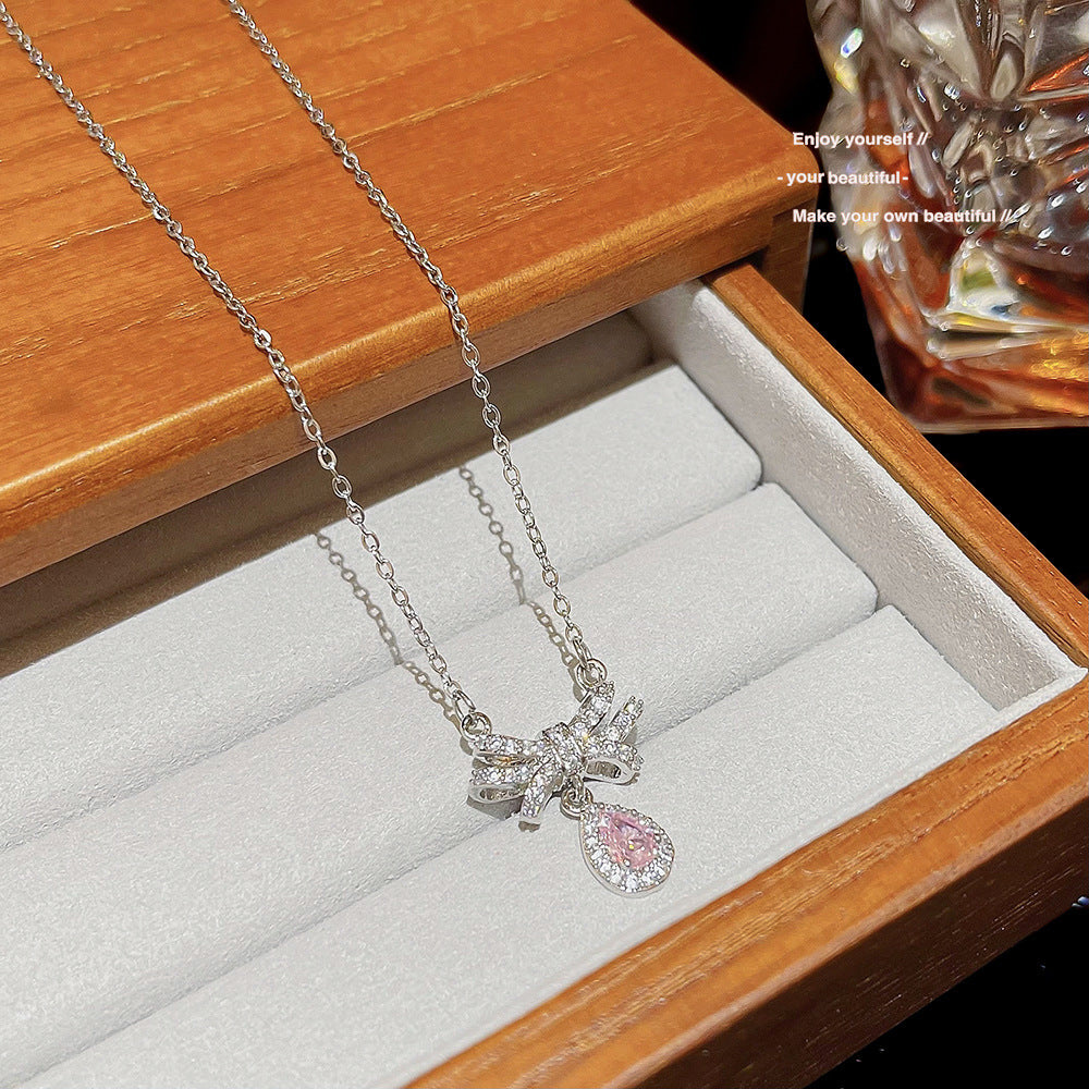 Women's Versatile High-grade Zircon Light Luxury Minority Necklaces