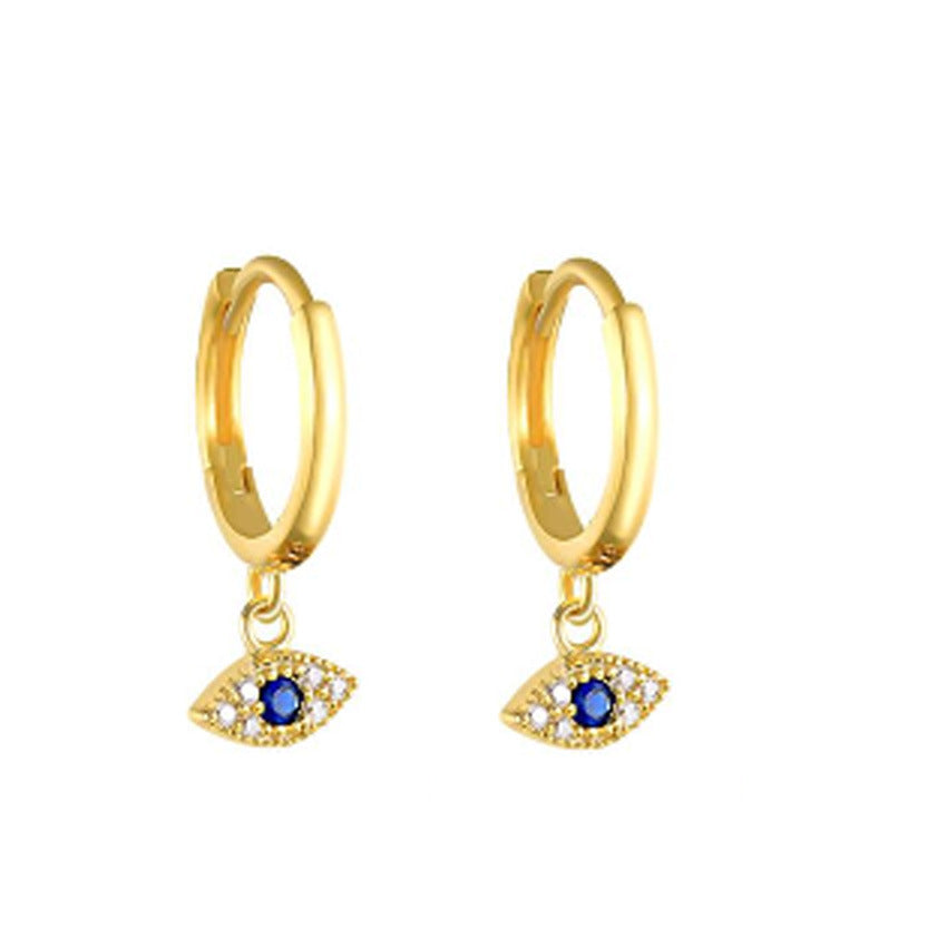 Women's Pearl Zircon Temperament Geometric Pieces Suit Earrings