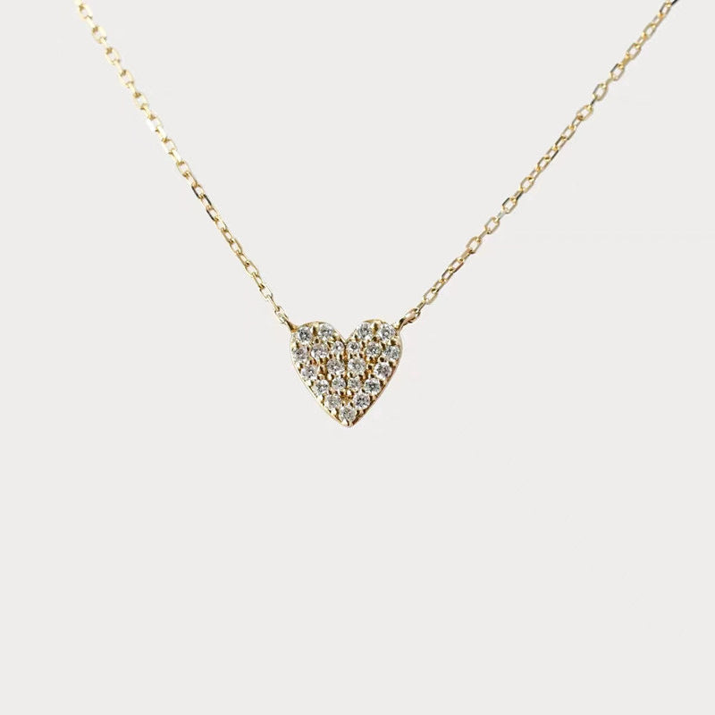 Full Diamond Zirconium Classic Simple Advanced Gifts Necklaces