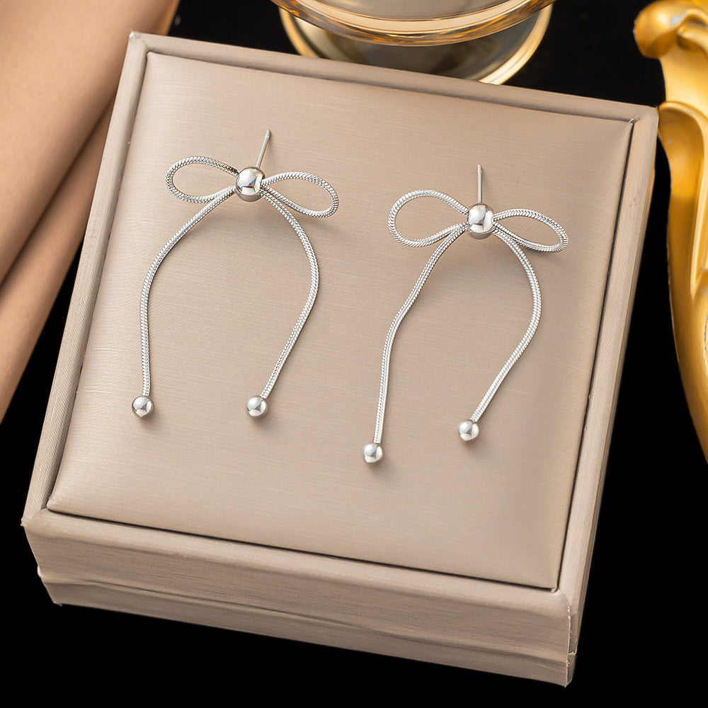 Pretty Elegant Attractive Bow Ear Suit Necklaces