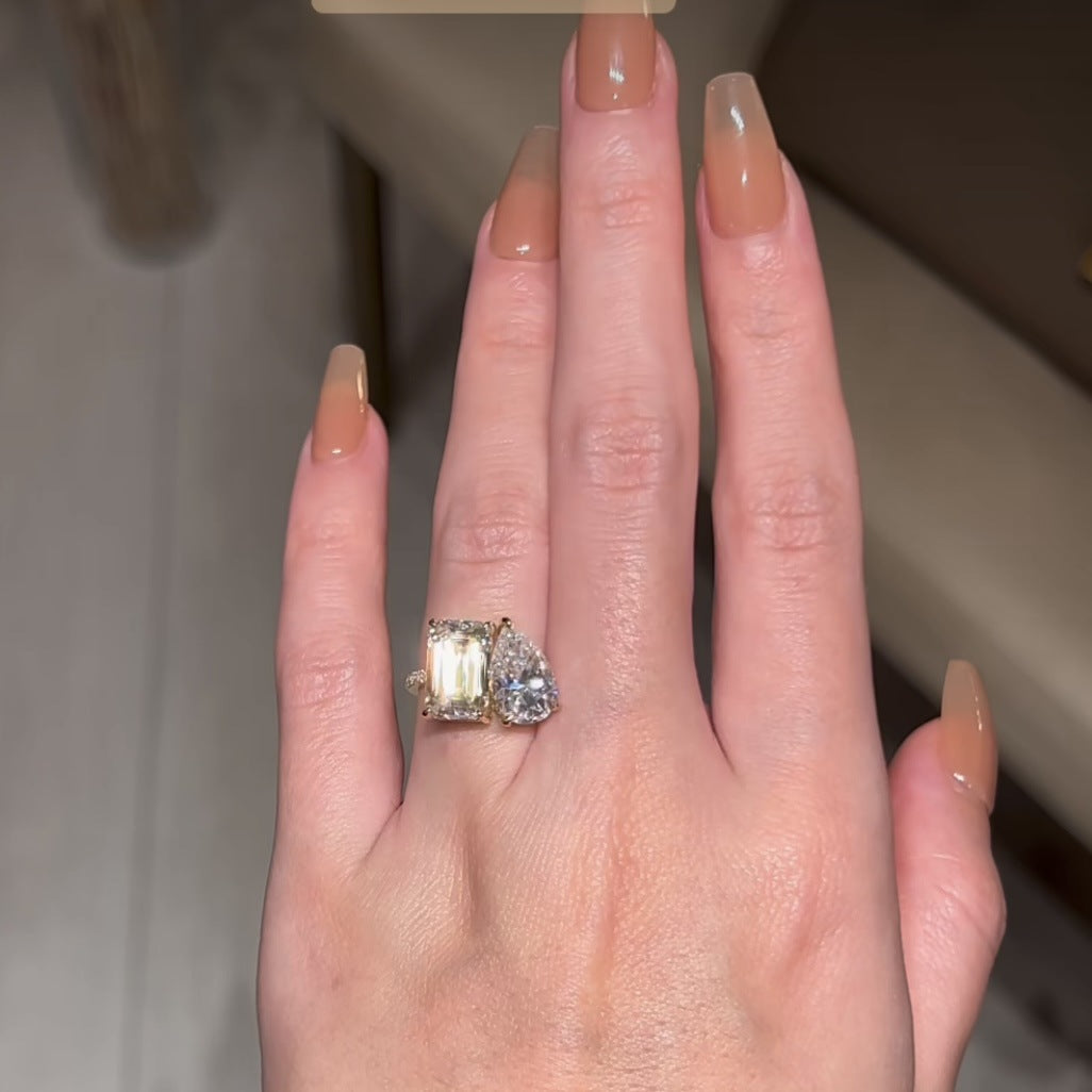 Women's & Men's Couple Cold Style Niche Personality Fashion Rings