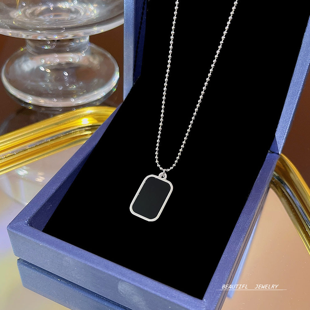 Women's Bow Zircon Clavicle Chain Titanium Steel Necklaces