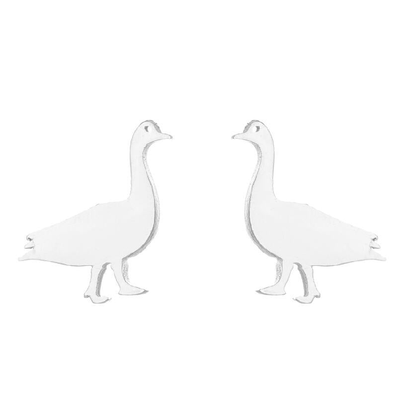 Steel Cute Small Animal Female Design Fashion Cat Earrings