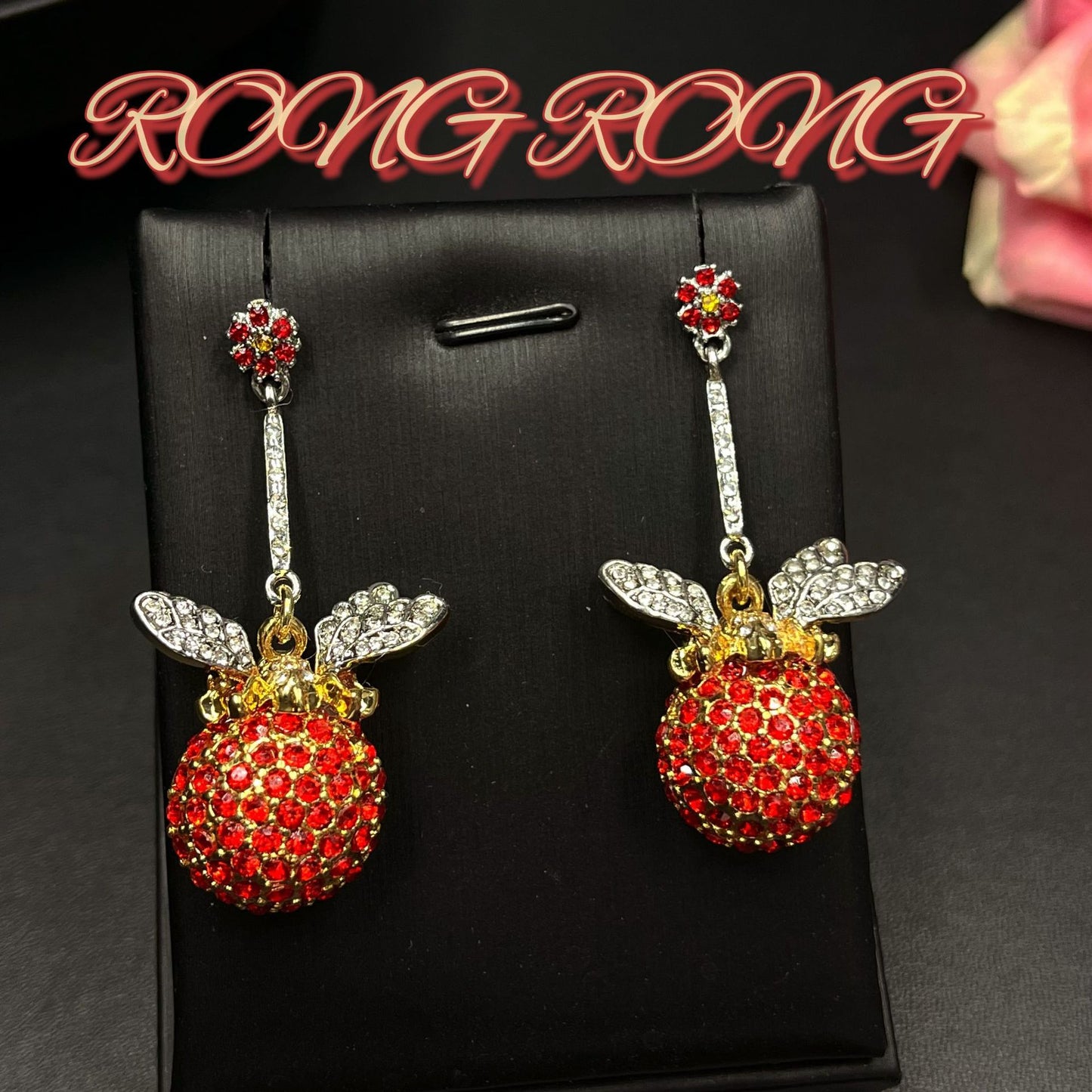 Sweet Court Style Exaggerated Personalized High-grade Earrings