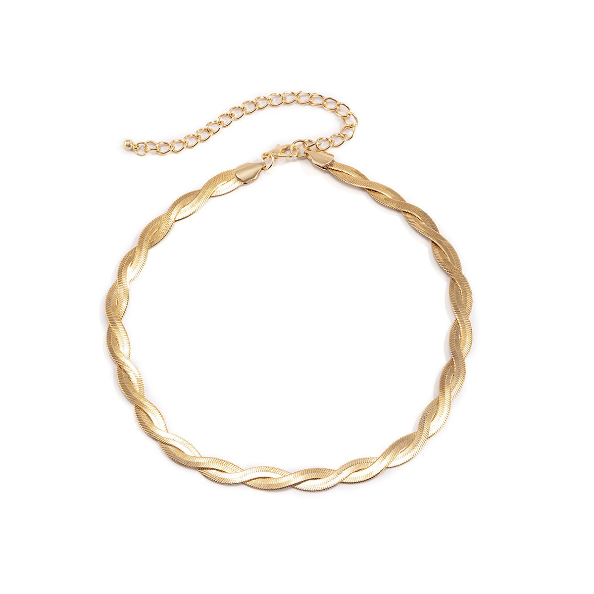 Snake Bones Chain Single Layer Clavicle Necklaces