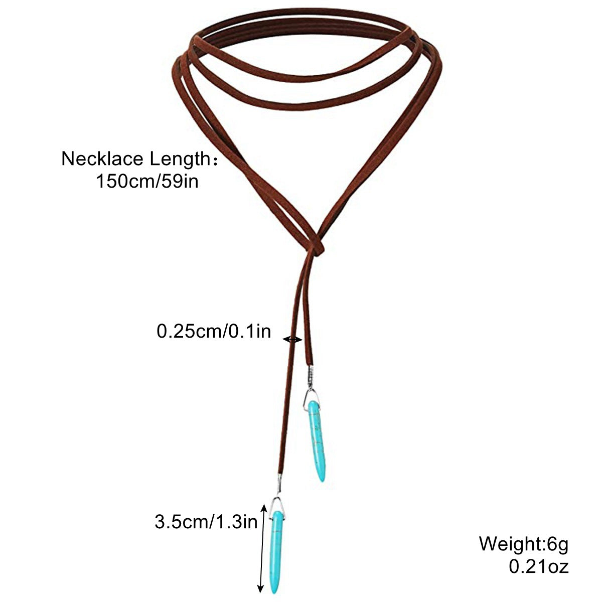 Ethnic Style Jewelry Turquoise Vintage Sweater Necklaces