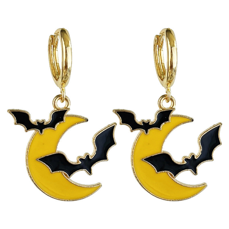 Ghost Bat Thanksgiving Pumpkin Maple Leaf Autumn Rings