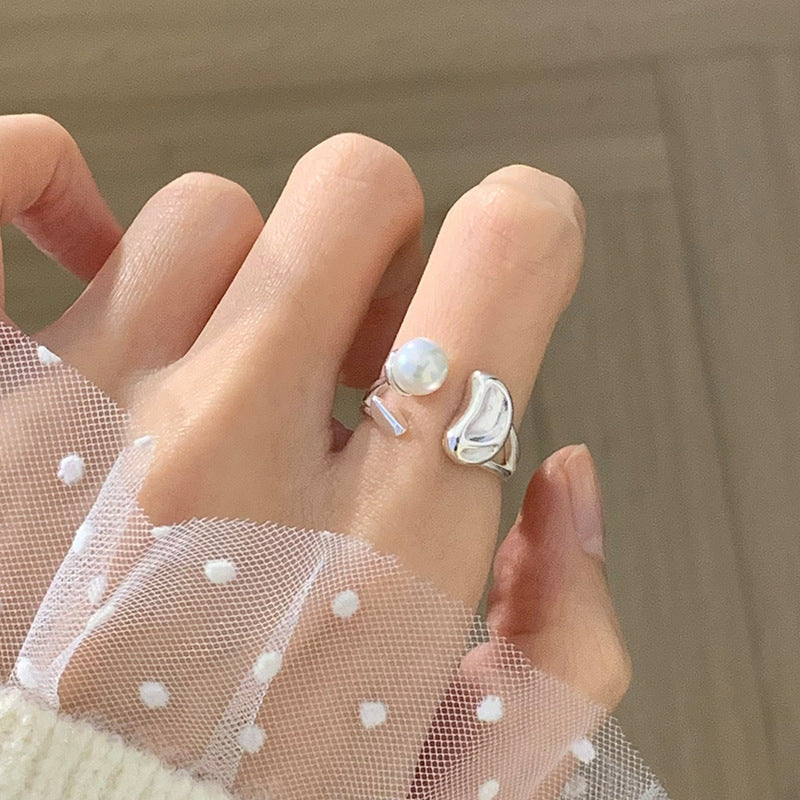 Pearl Female Exquisite Elegant Gentle Stylish Rings