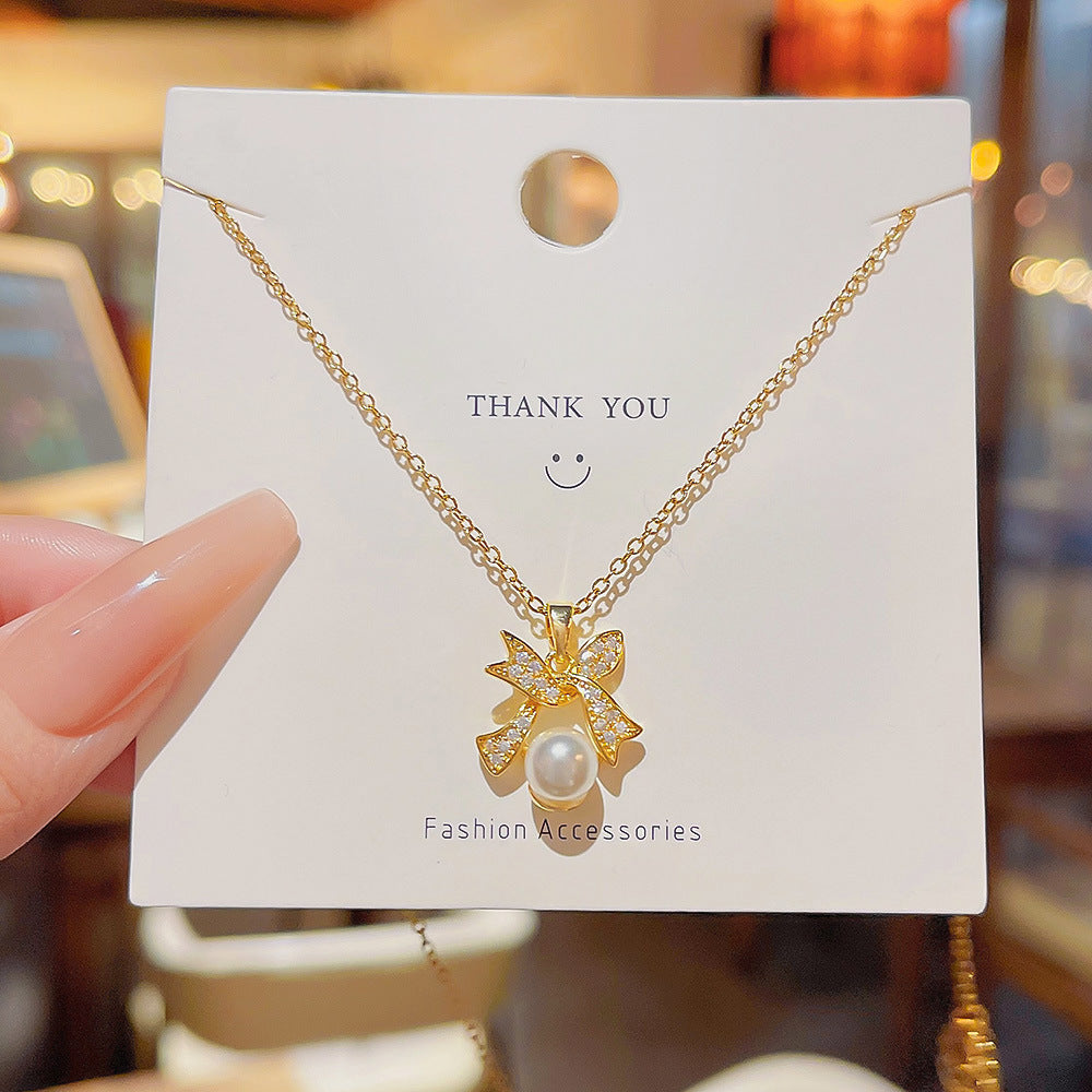 Women's Versatile High-grade Zircon Light Luxury Minority Necklaces