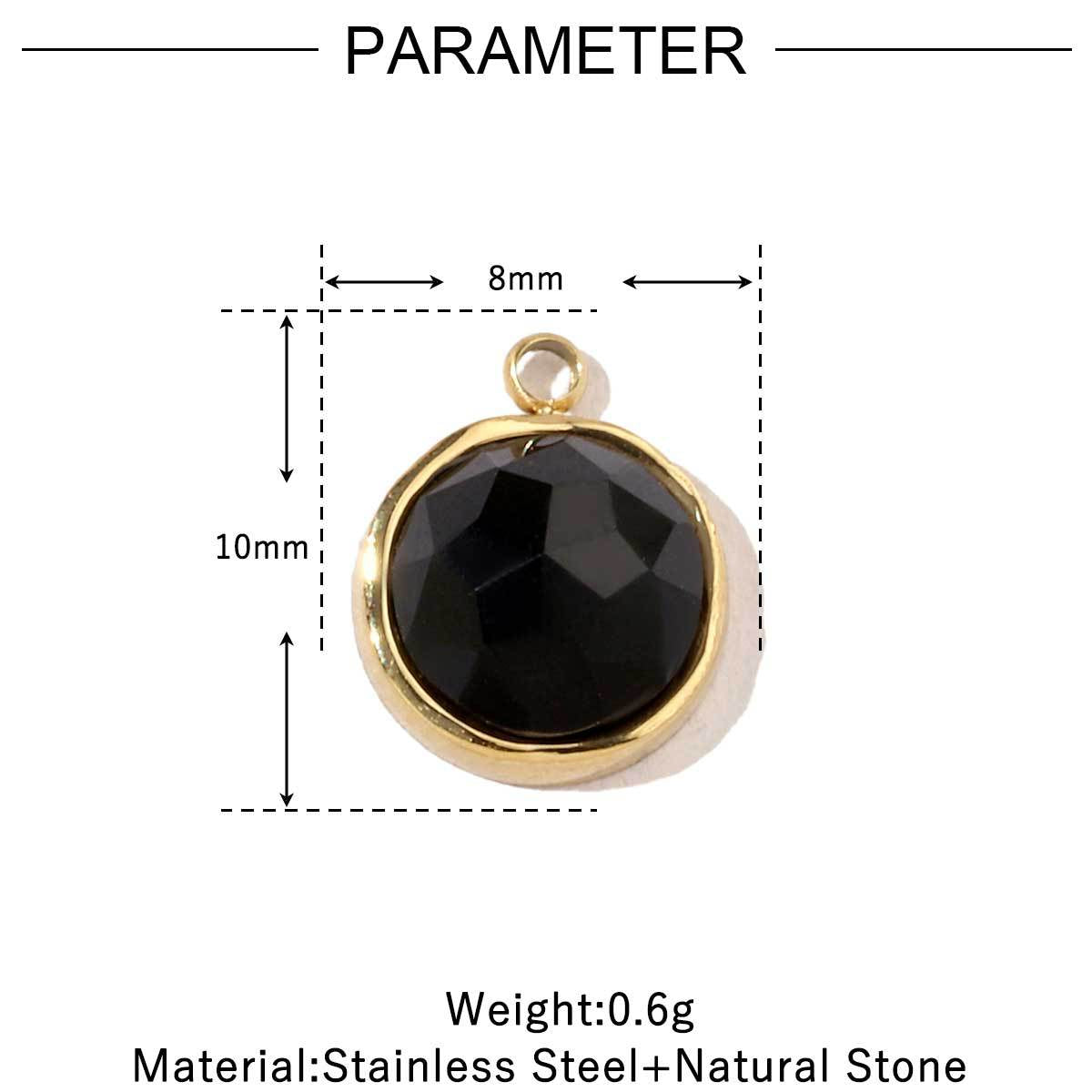 Women's Sun Natural Stone Titanium Steel Gold White Shell Pendants