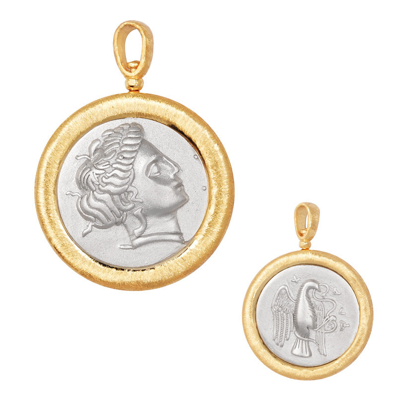 Coin Sterling Sier Single Without Chain Pendants