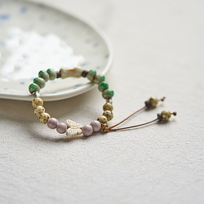Women's Ceramic Niche High-grade National Style Chinese Bracelets