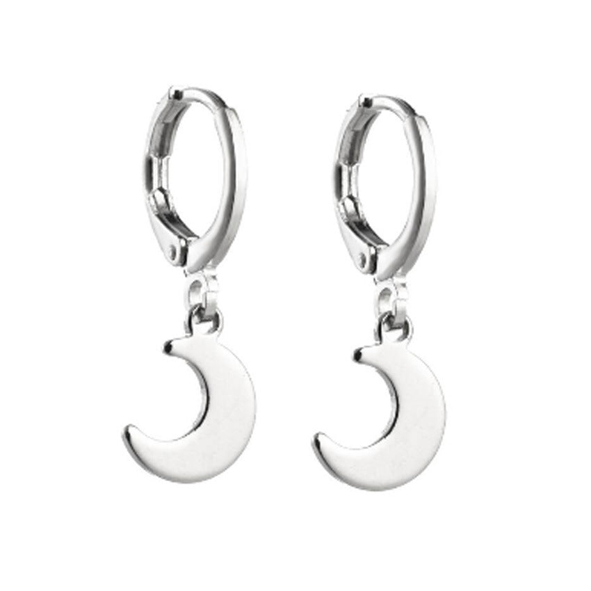 Women's Pearl Zircon Temperament Geometric Pieces Suit Earrings