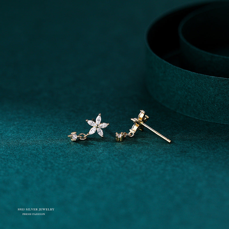 Women's Fashionable Sterling Sier For Design Light Earrings