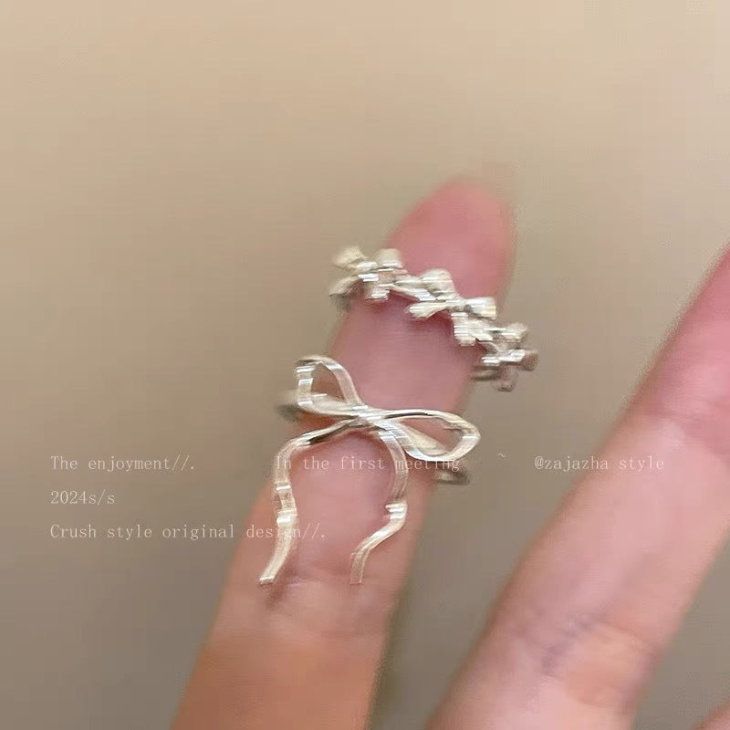 Female Summer Light Luxury High Sense Rings